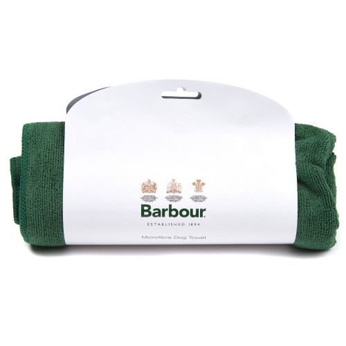 Barbour Micro Fibre Dog Towel in Green