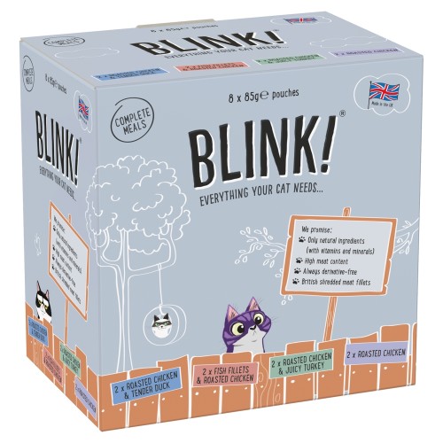 Blink Chicken Selection Variety Pack Wet Cat Food 85g x 8