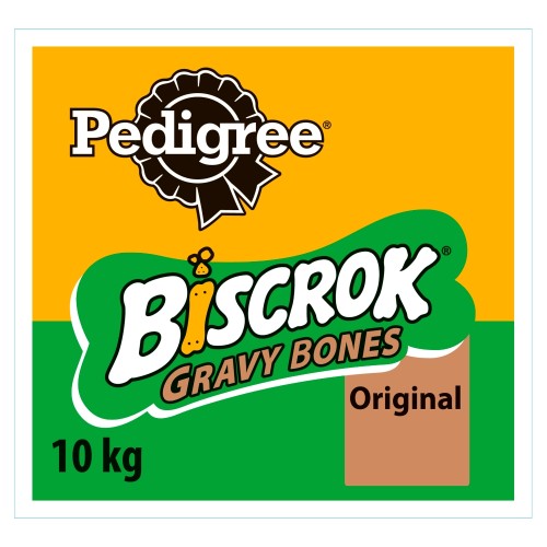 Pedigree Biscrok Gravy Bones Biscuit Adult Dog Treat 10kg