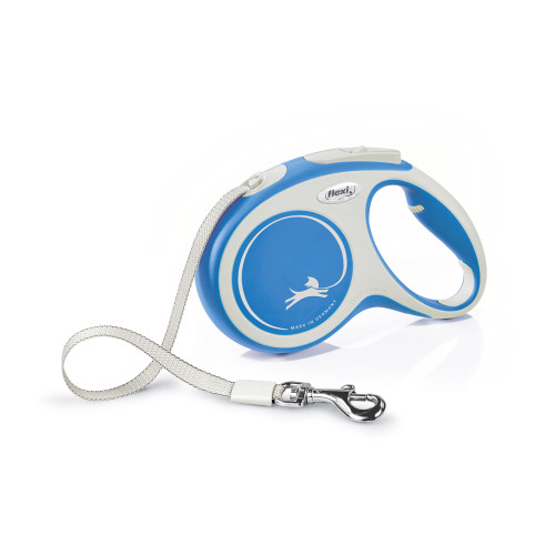 Flexi New Comfort 5m Tape Dog Lead in Blue Medium