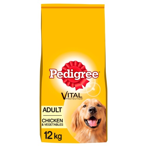 Pedigree Vital Protection Chicken & Vegetables Dry Adult Dog Food 12kg