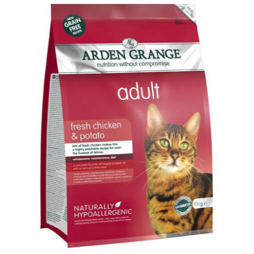 Arden Grange Chicken & Potato Cereal Free Adult Cat Food 400g