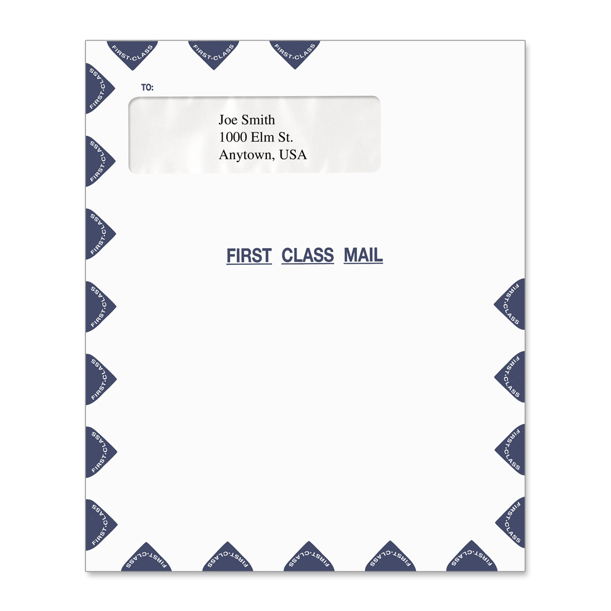 First Class Window Tax Return Envelope Mines Press