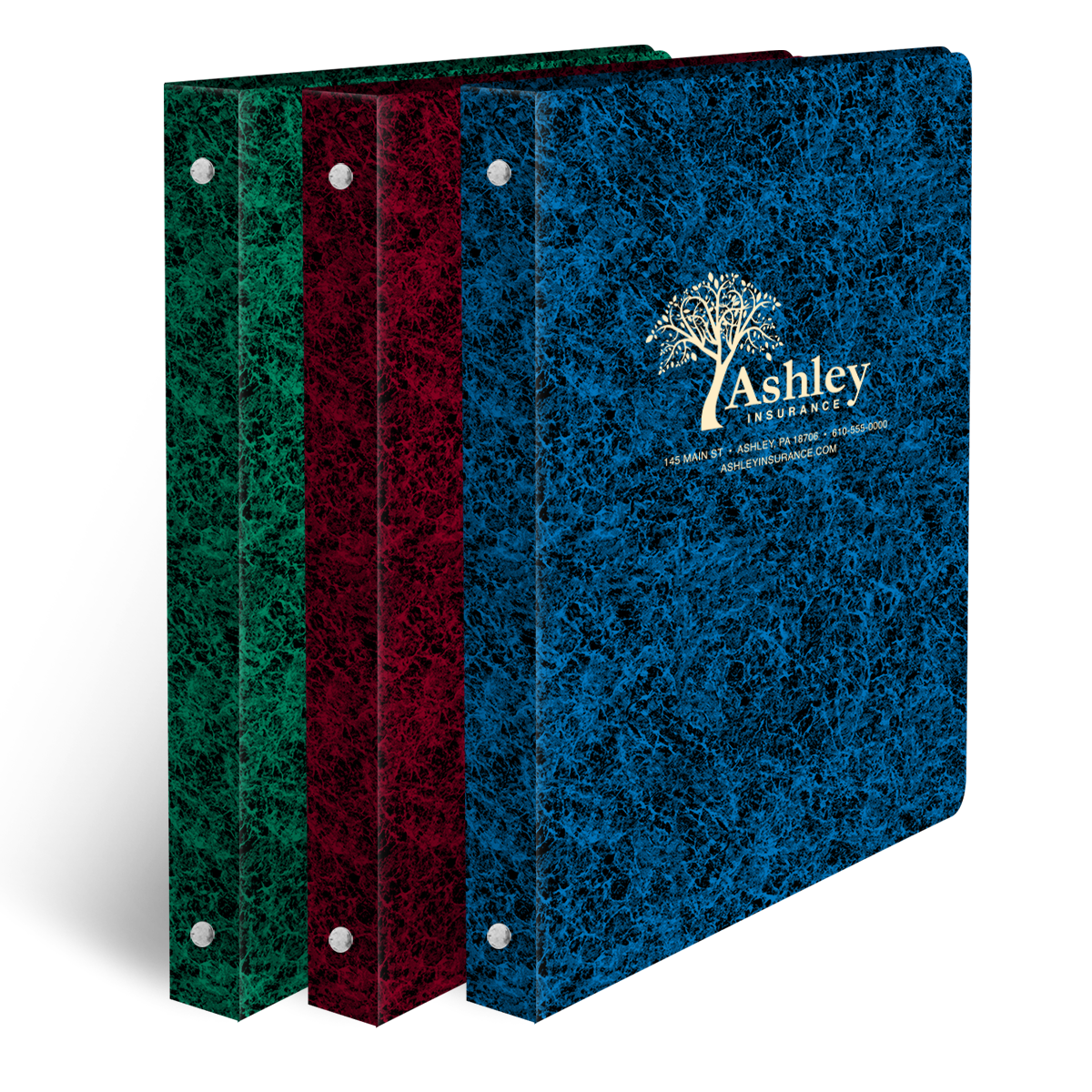 Marble Laminated 3 Ring Binders Mines Press