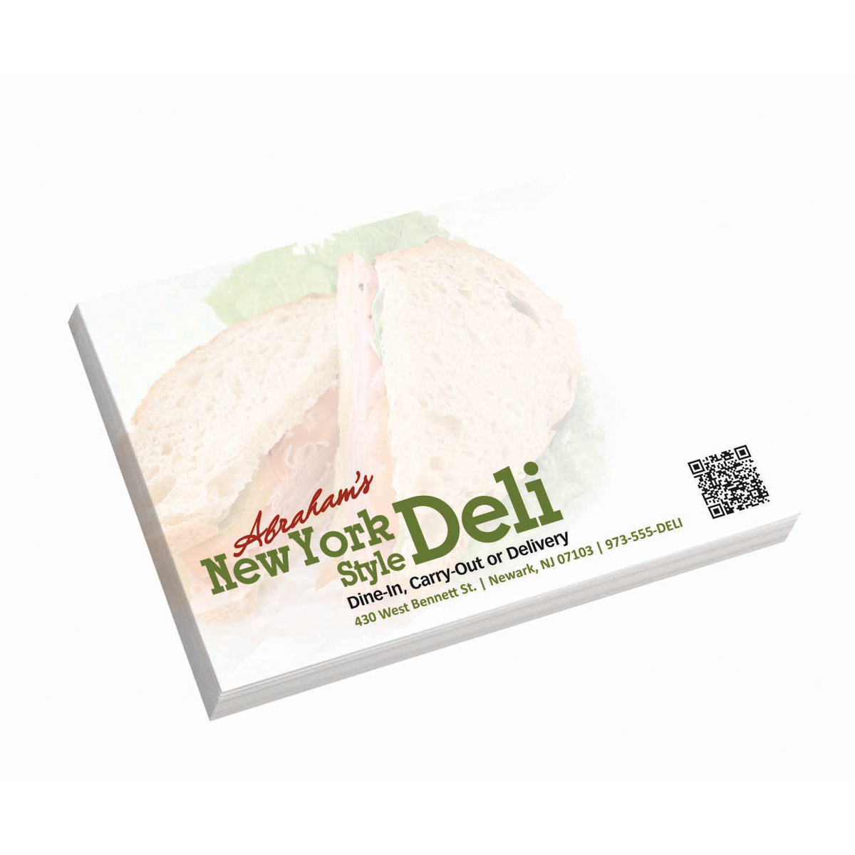 Imprinted Notepads Custom Bic Note Cube Mines Press