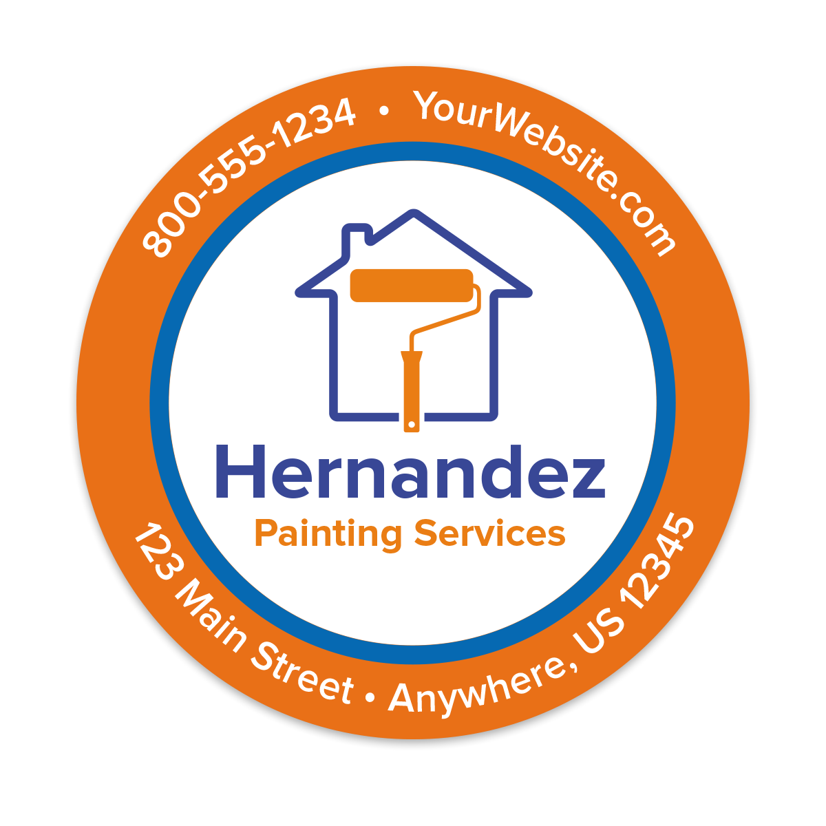 Custom Business Sticker with Logo Mines Press