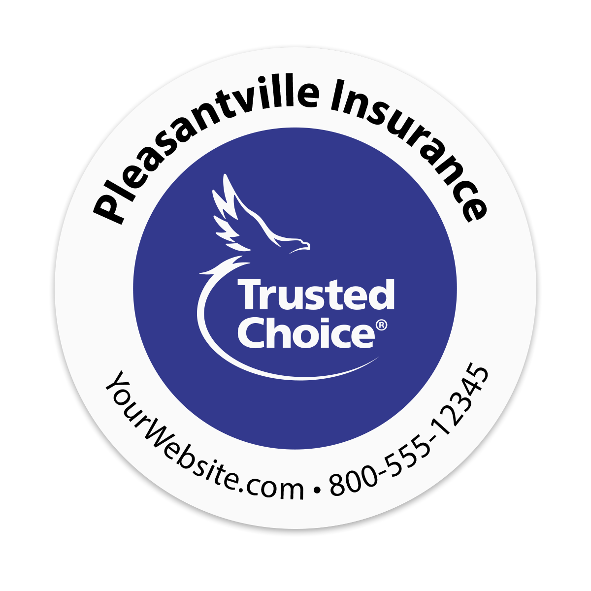 Trusted Choice Custom Sticker Mines Press