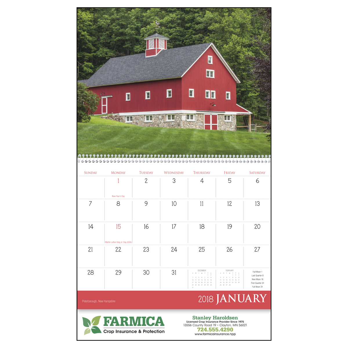 Barns Wall Calendar Mines Press