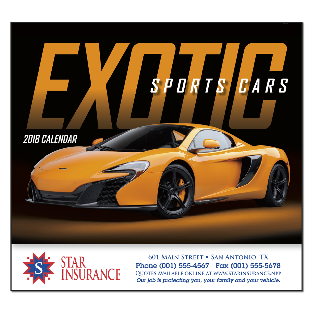 Exotic Sports Cars Wall Calendar Mines Press