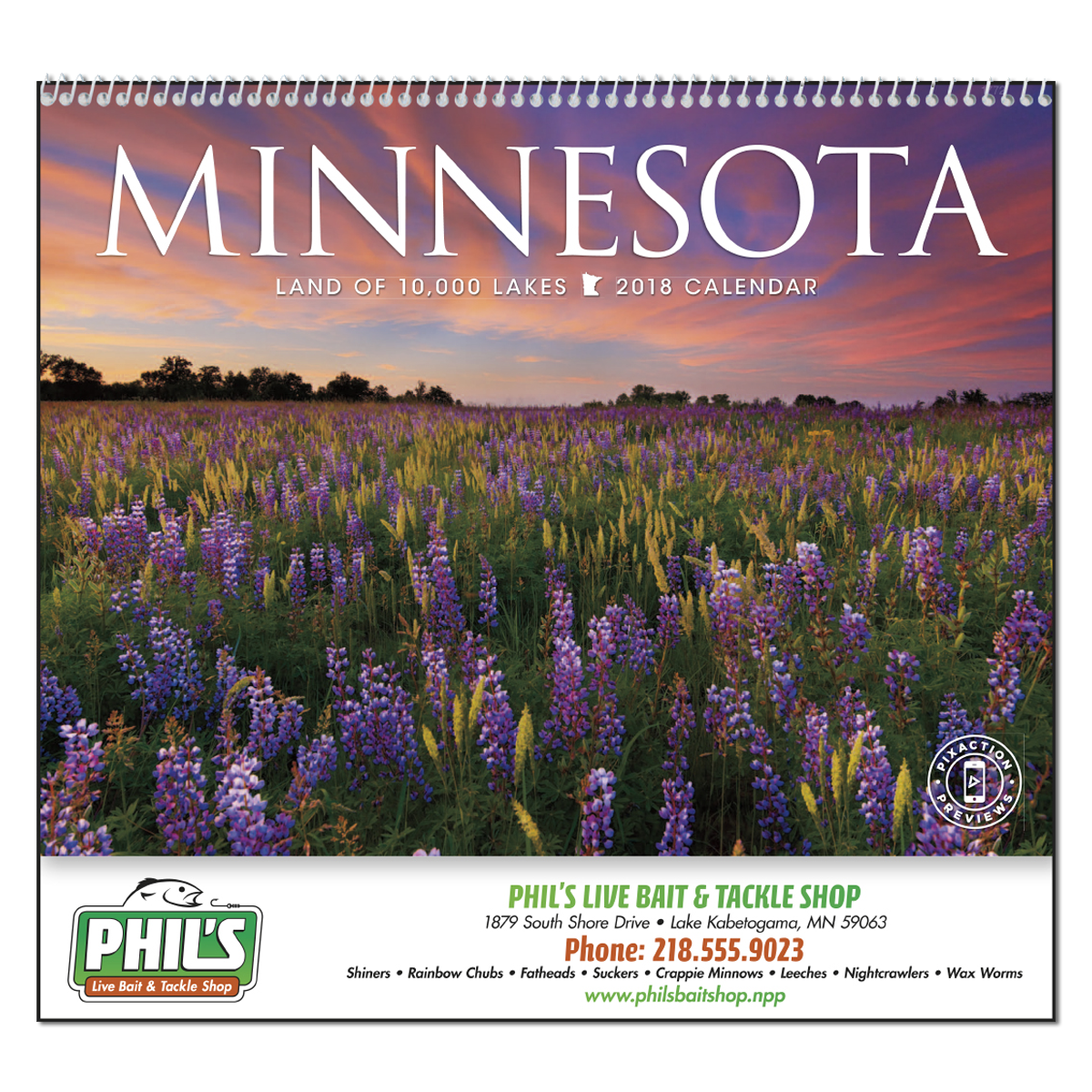 Minnesota State Wall Calendar Mines Press