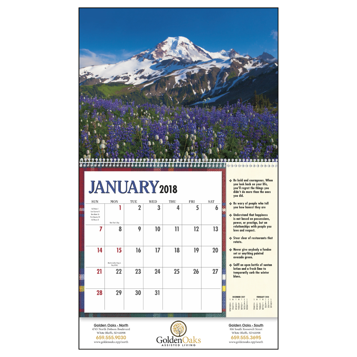 Life's Little Instruction Book Wall Calendar | Mines Press