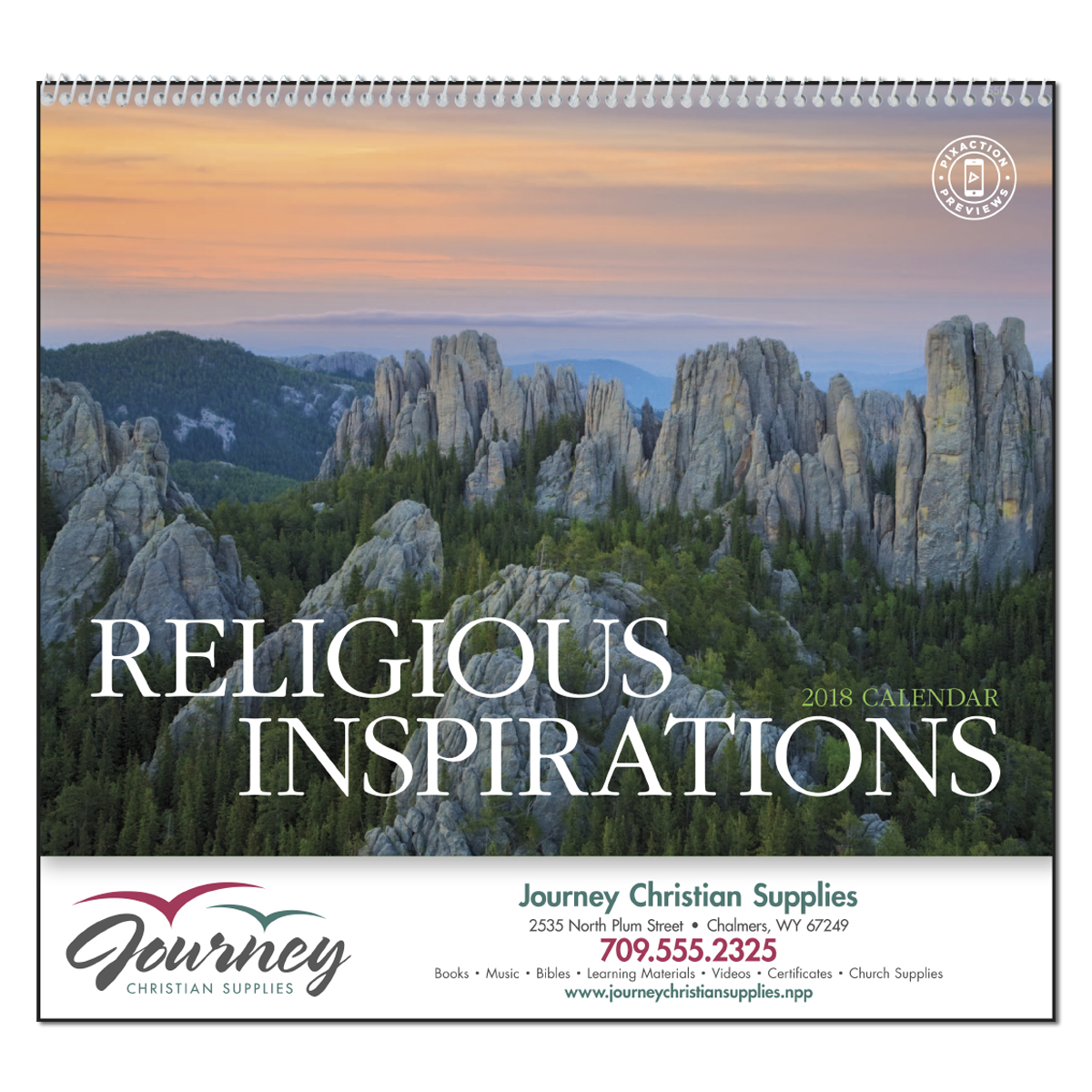 Religious Inspirations Wall Calendar Mines Press