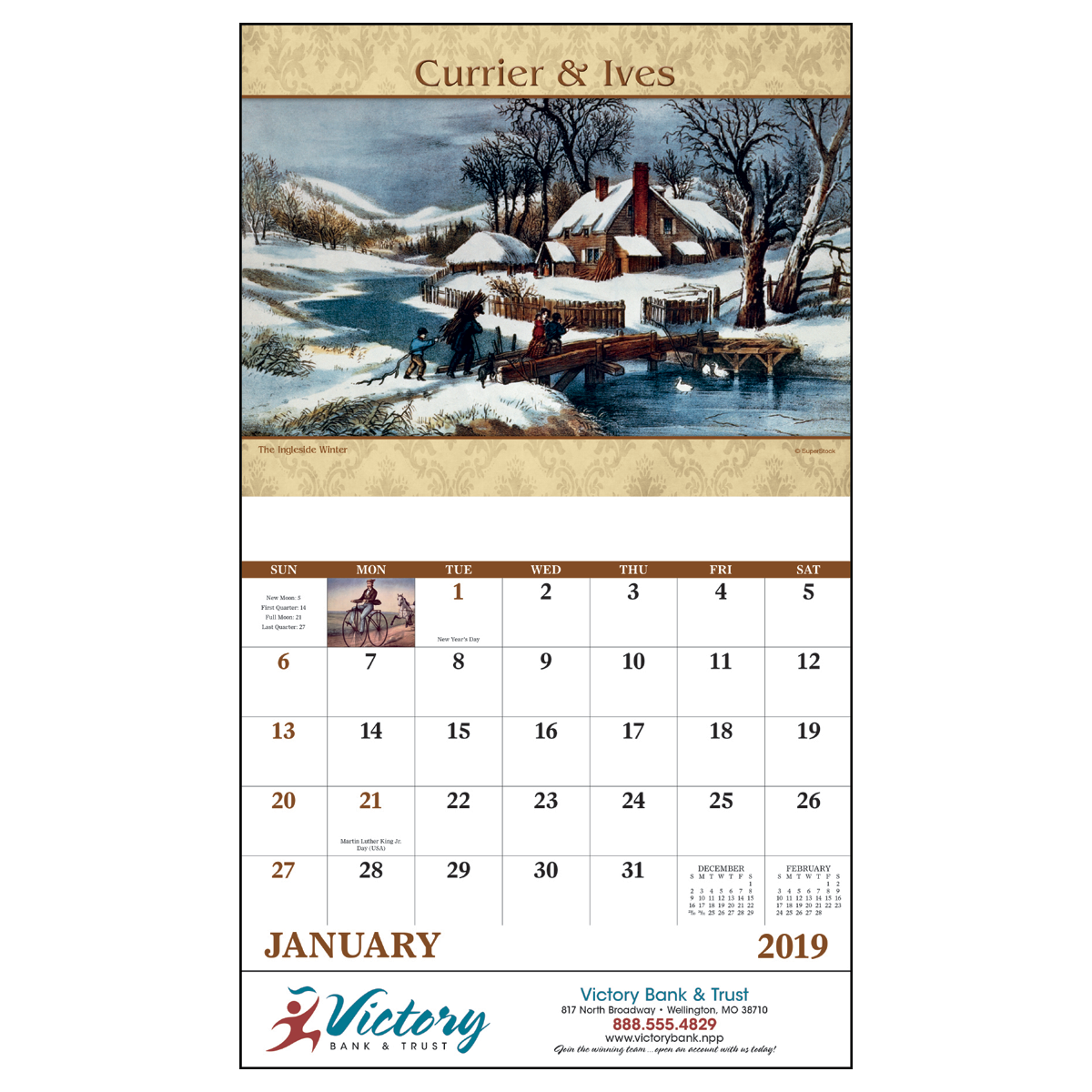 currier-ives-wall-calendar-mines-press