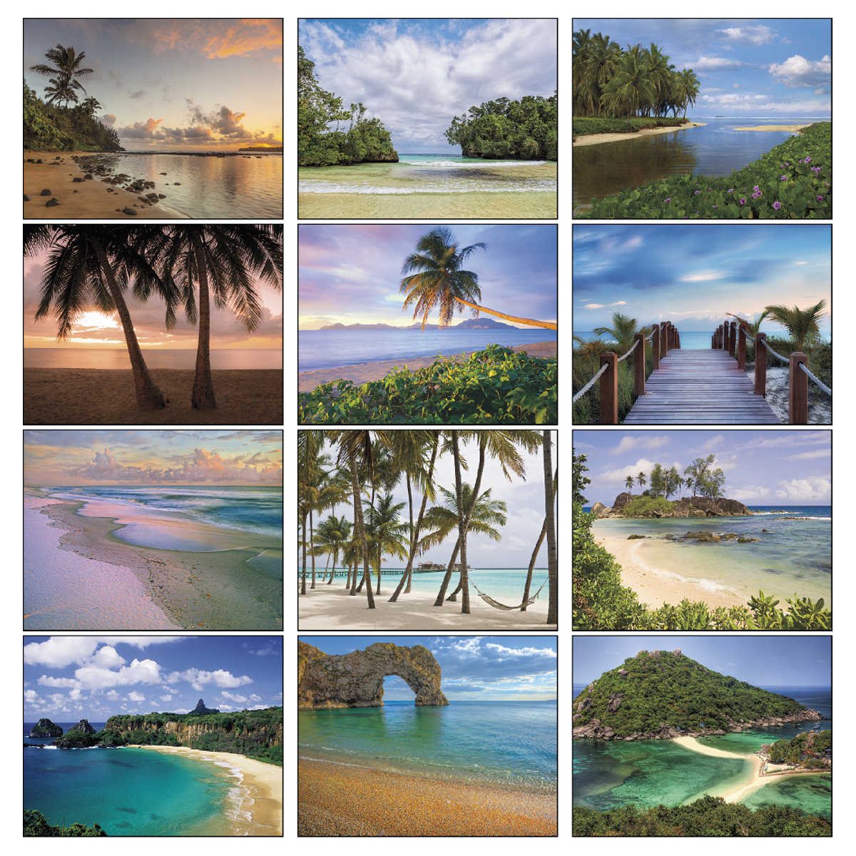 Beaches Wall Calendar Mines Press