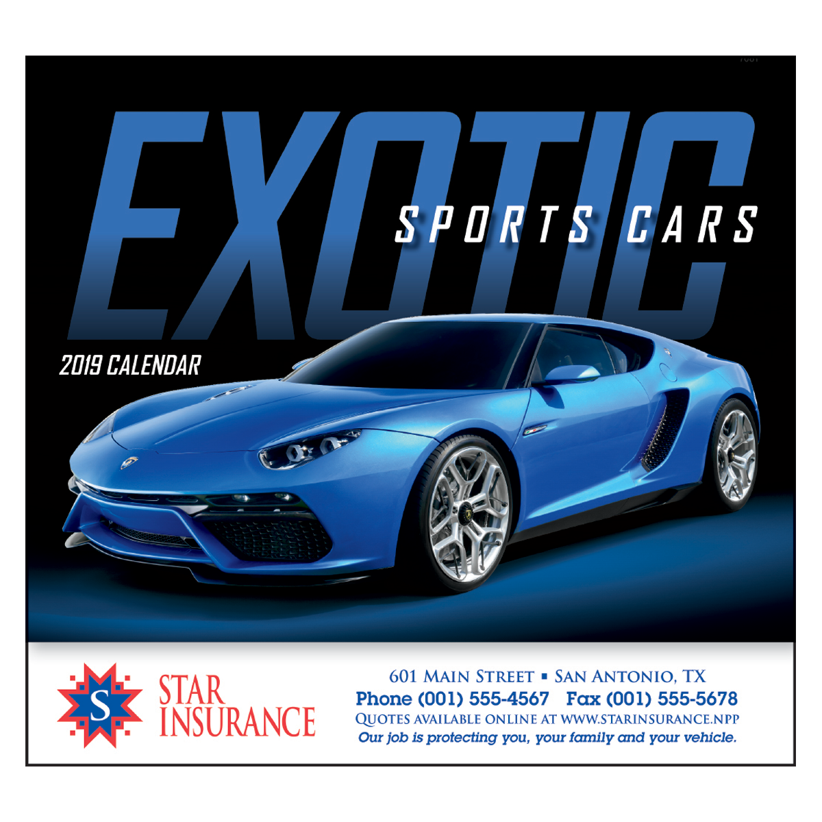 Exotic Sports Cars Wall Calendar Mines Press