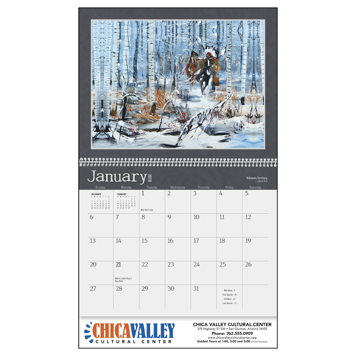 Native American Art Wall Calendar Mines Press