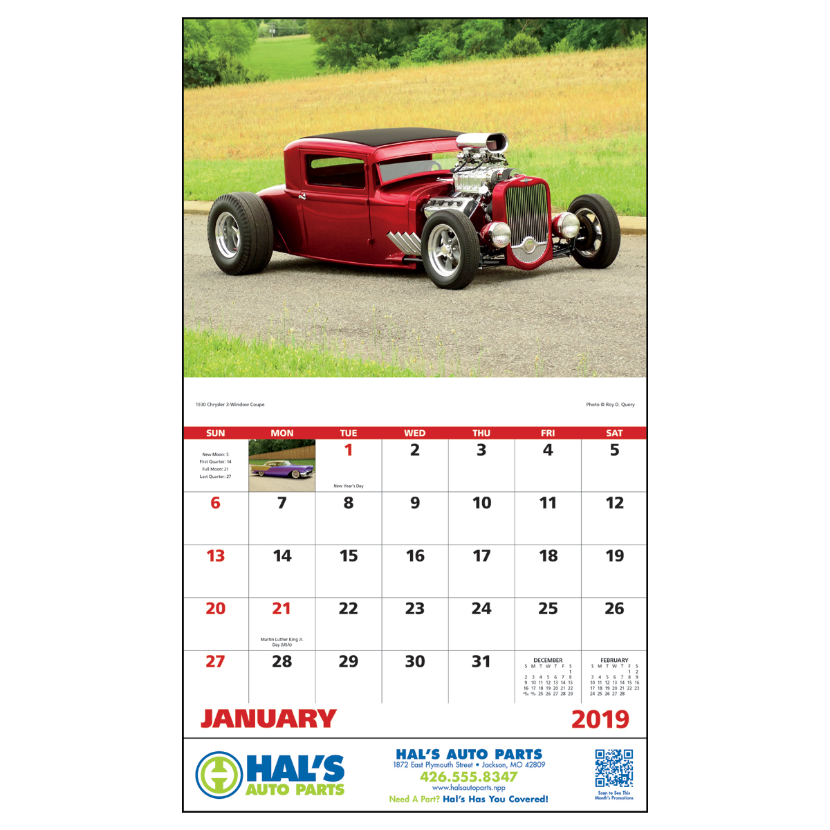 Street Rods Wall Calendar Mines Press