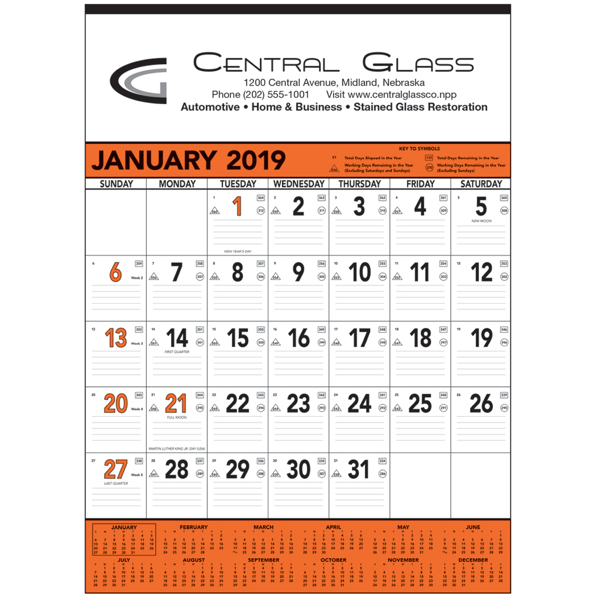 contractor s memo wall calendar mines press