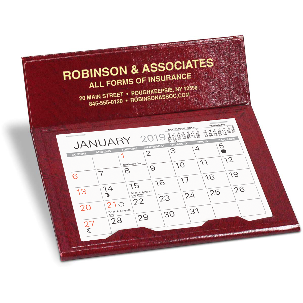 Slant Deluxe Desk Calendar | Mines Press