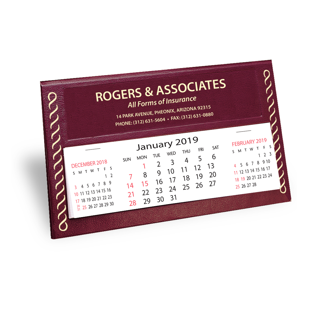 Gold Silver Trim Desk Calendar Mines Press Gold Silver Trim Desk Calendar Mines Press