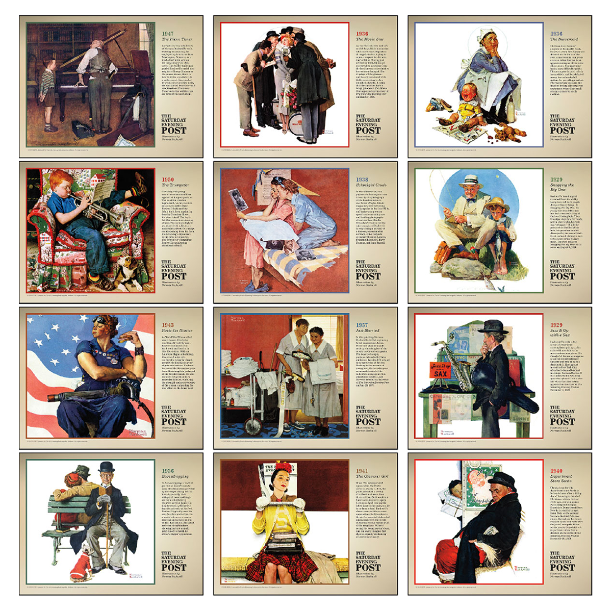 Norman Rockwell | Promotional Wall Calendars | Mines Press