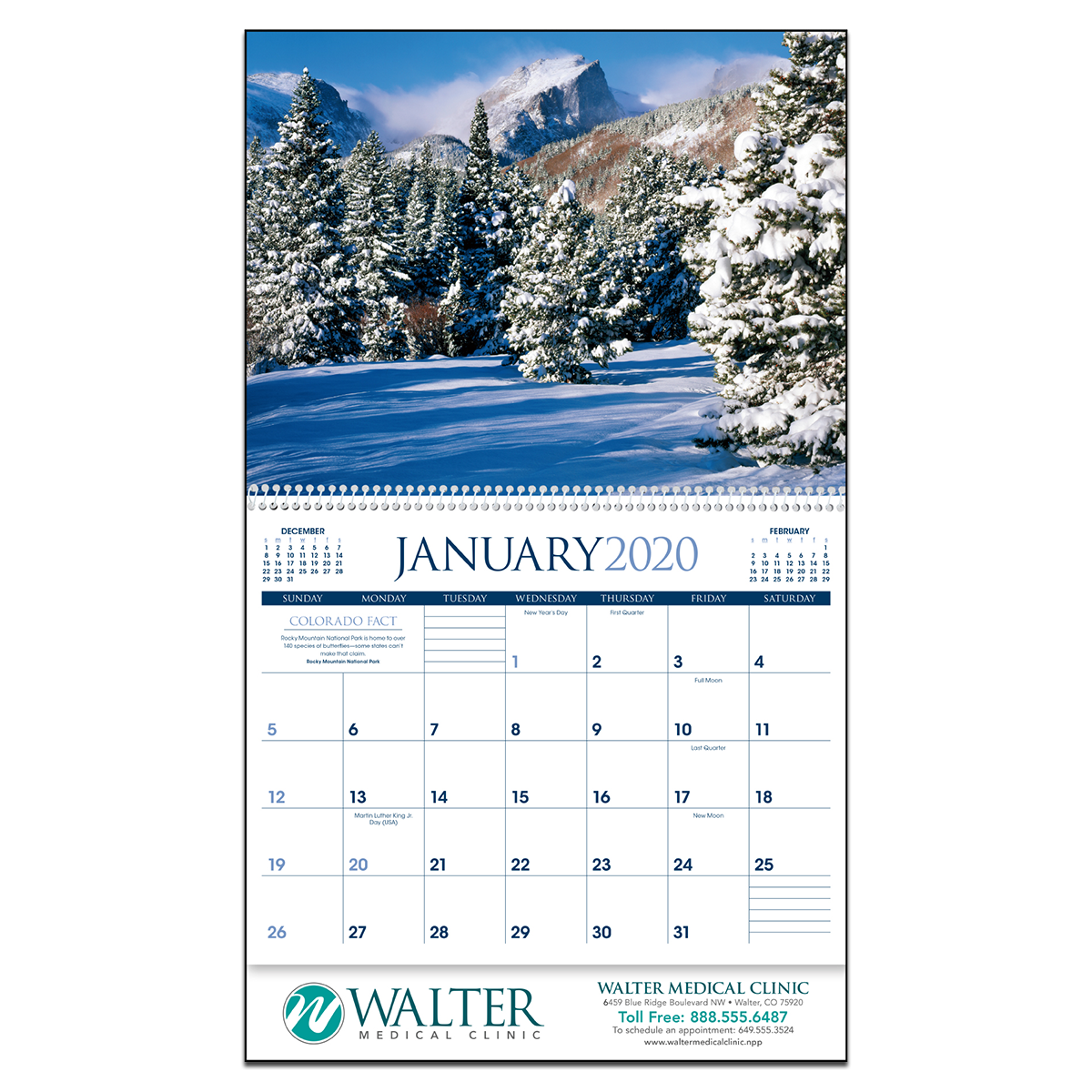 Colorado Wall Calendar Mines Press