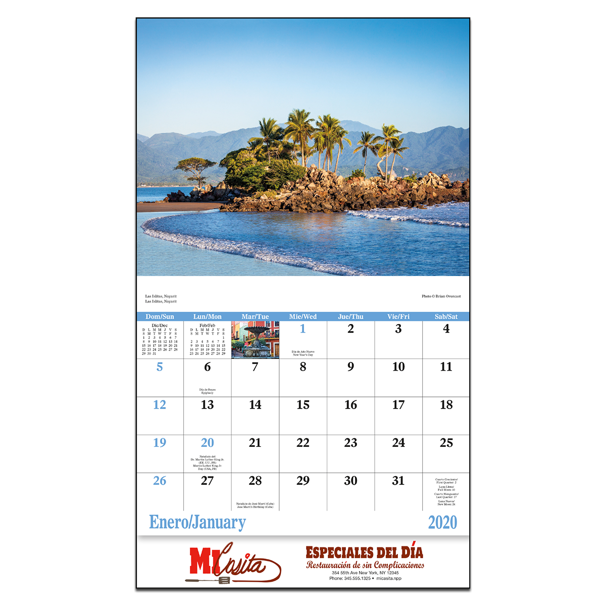 Mexico Wall Calendar | Mines Press