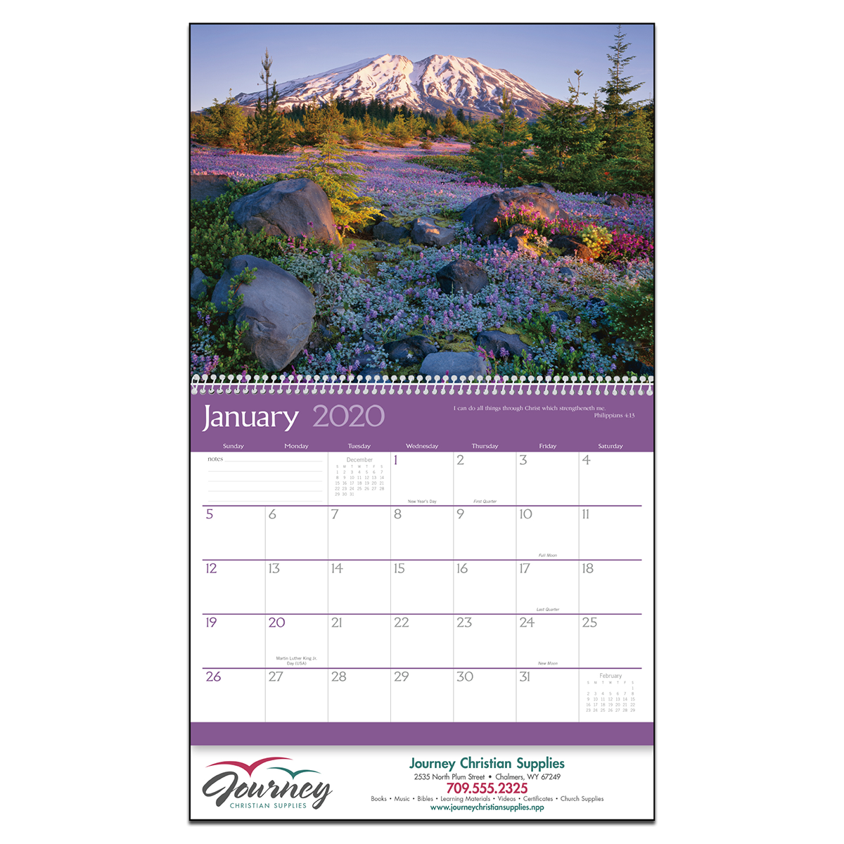 Religious Inspirations Wall Calendar Mines Press