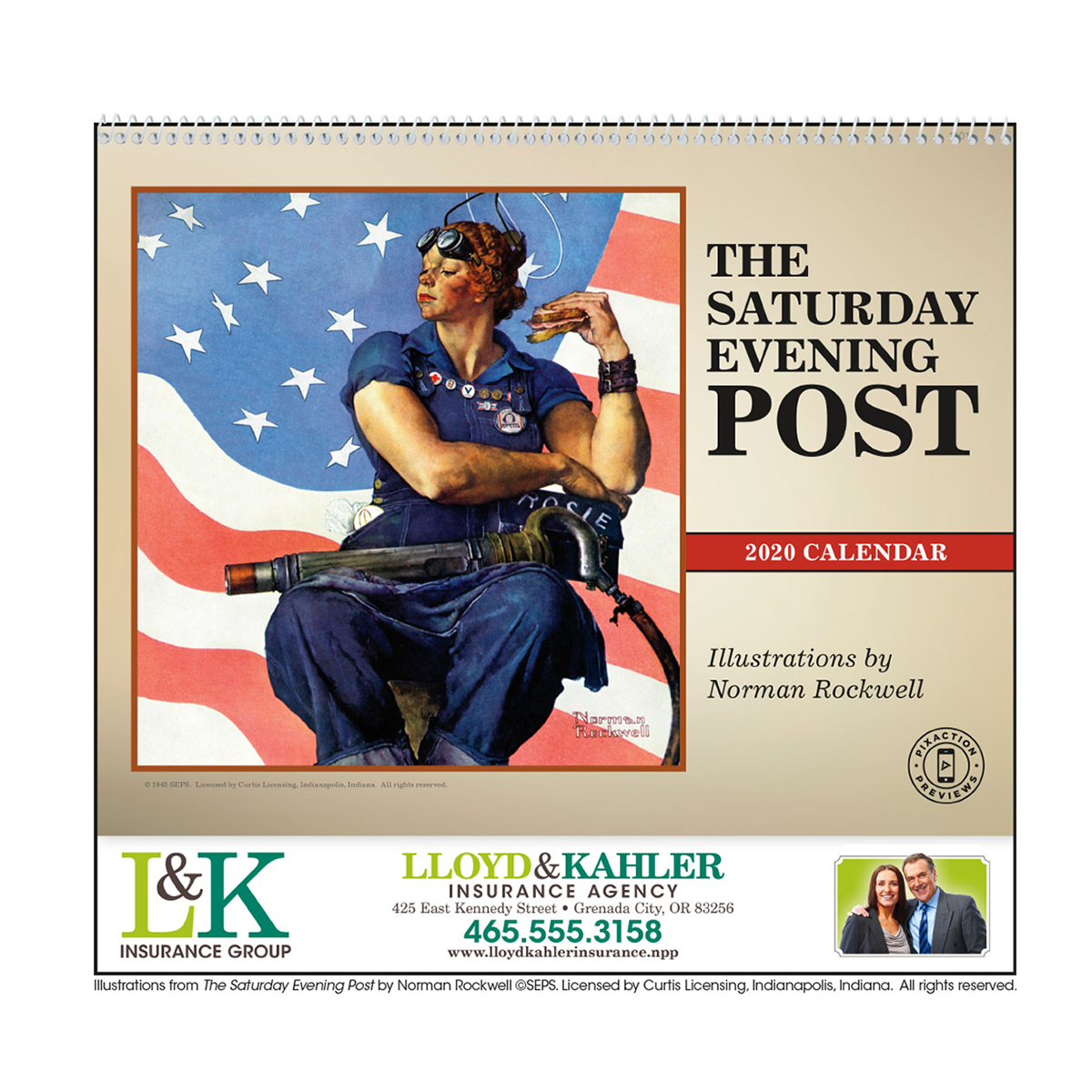 Norman Rockwell Promotional Wall Calendars Mines Press