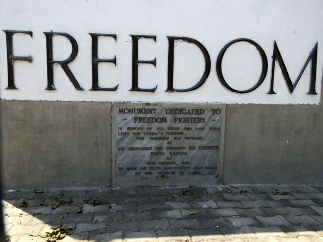 Freedom Statue Plaque