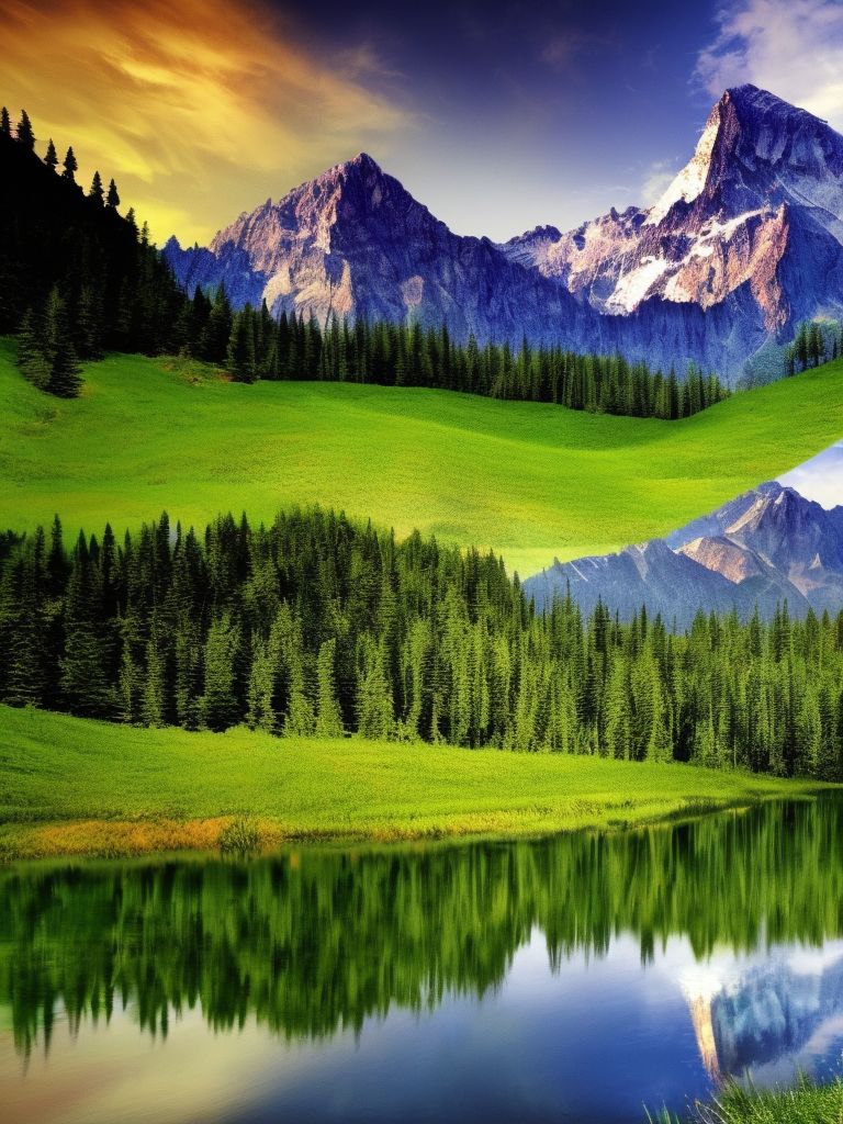 beautiful scenery wallpaper mountains