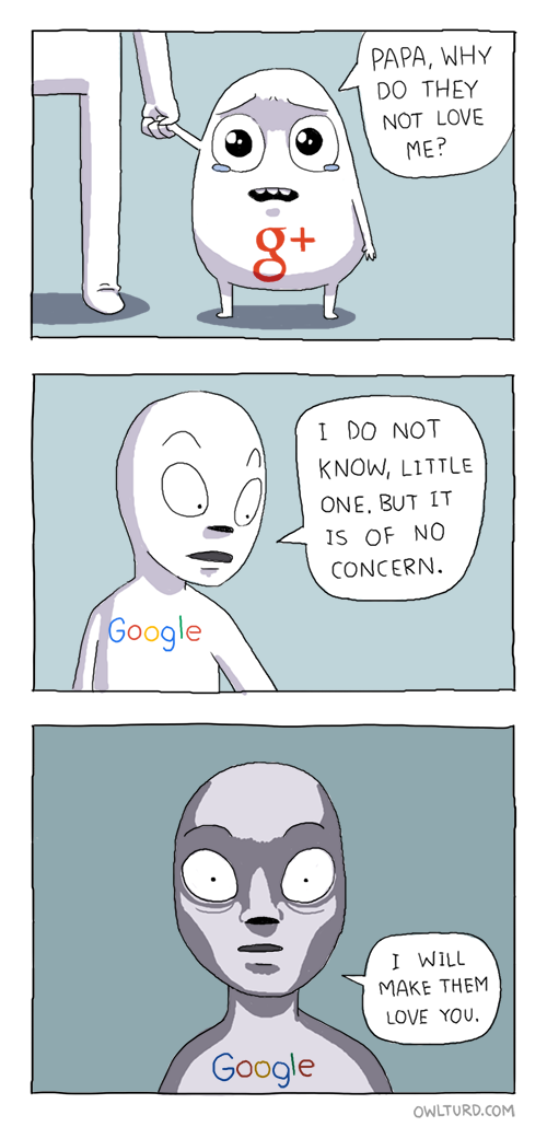 Google Plus make them cartoon Google Plus make Them Use It!
