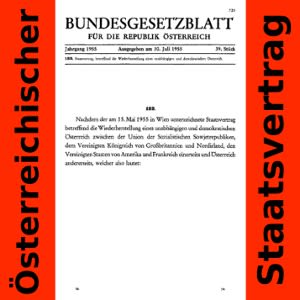 Staatsvertrag betreffend die Wiederherstellung eines unabhängigen und demokratischen Österreich