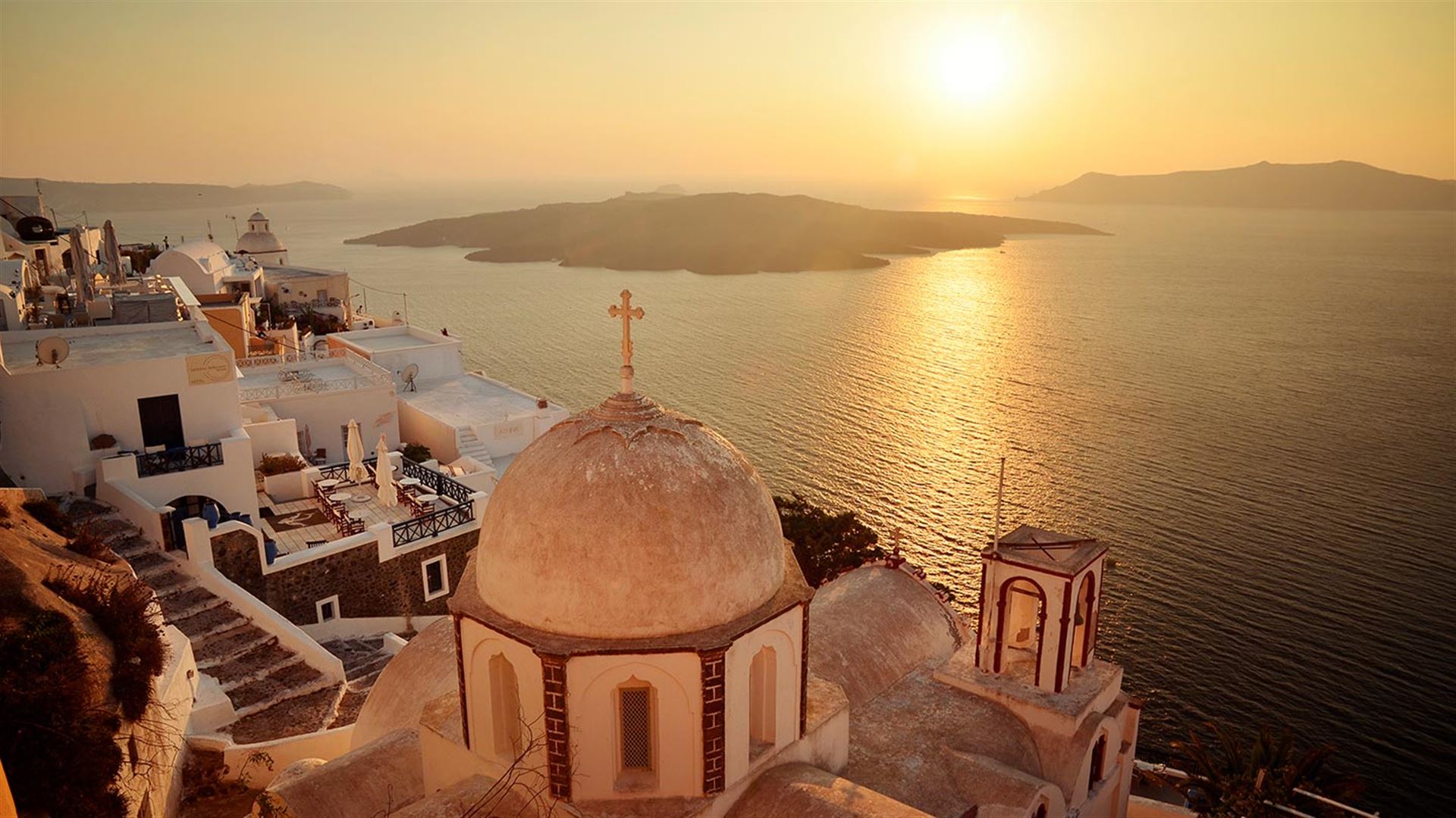 Click to view large image Greek Island Hopping: Paros, Ios & Santorini Sunsets