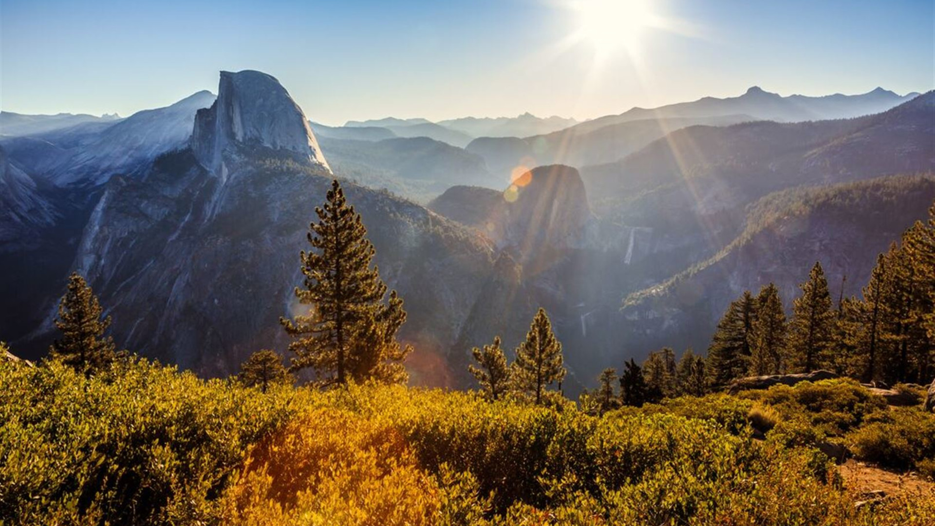 Click to view large image Hiking in Yosemite National Park