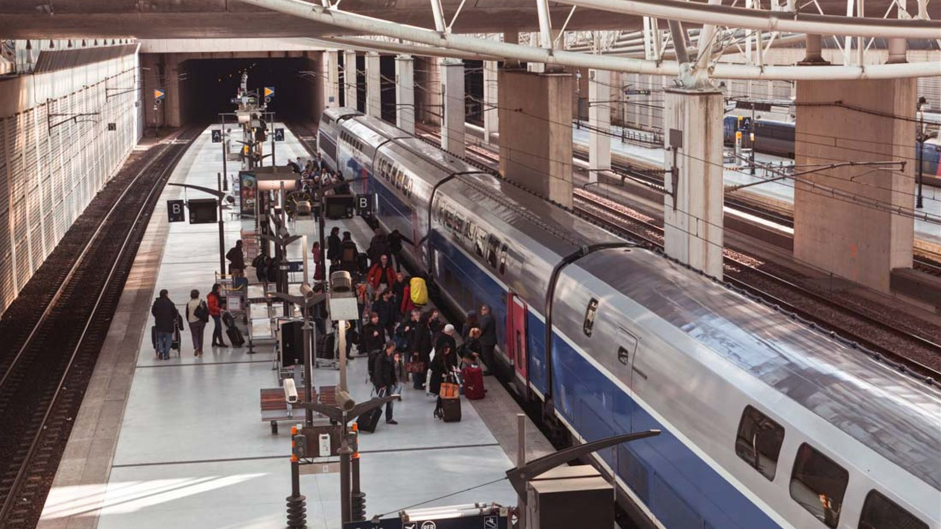 Click to view large image Paris to Madrid by Rail
