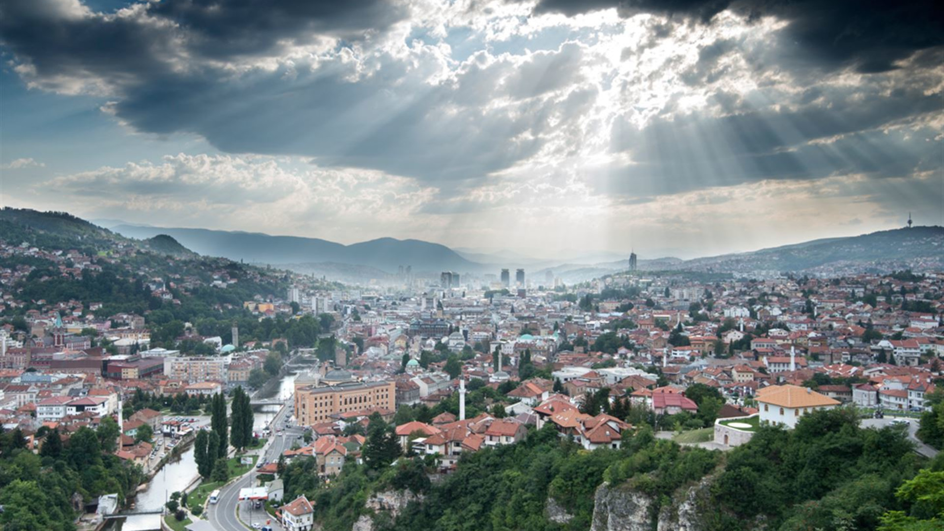 Click to view large image Bosnia and Herzegovina: Wild Horses & City Sights