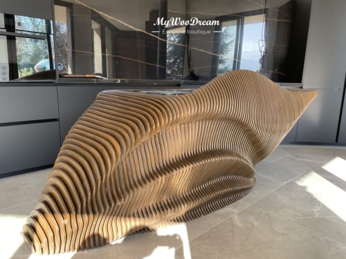Ilot de cuisine design | ilot cuisine paramétrique | meuble cuisine