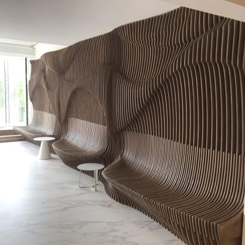 Panneaux parametrique design | Panneaux murale design | panneaux accueil design