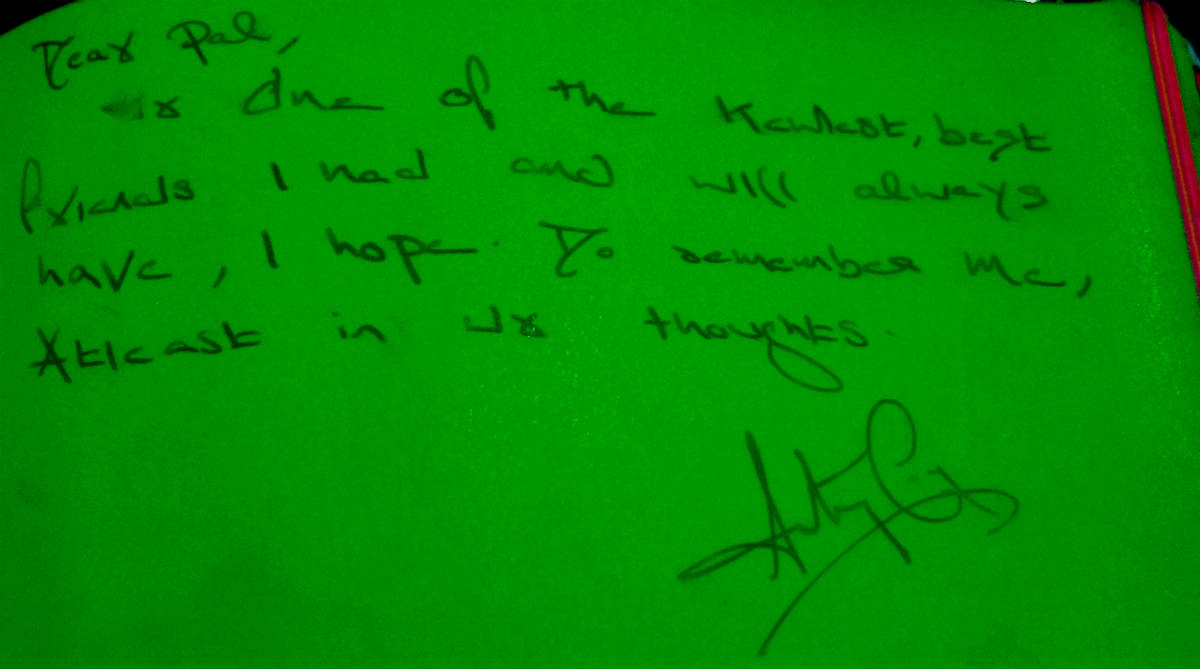 Antony Autograph
