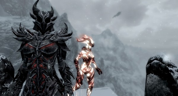 NA SKYRIM DAEDRIC ARMOR