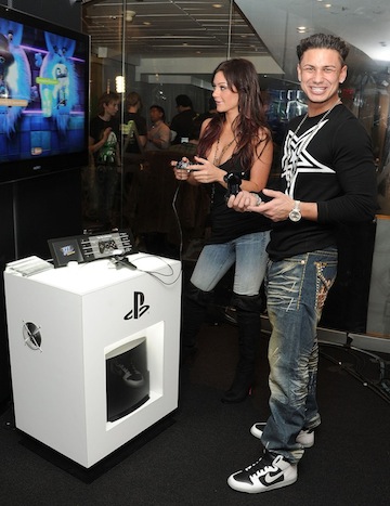 Jersey Shore`s Jenni `Jwoww` Farley And Pauly D Celebrate The Launch Of LittleBigPlanet 2 For PlayStation 3 At The Sony Style Store