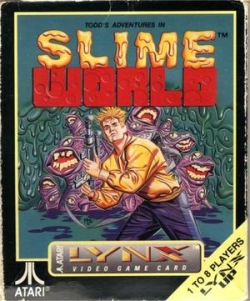 Todd’s Adventures In Slime World Cover Art (Atari Lynx)