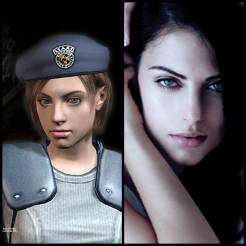 Julia Voth as Jill Valentine (Face Model)