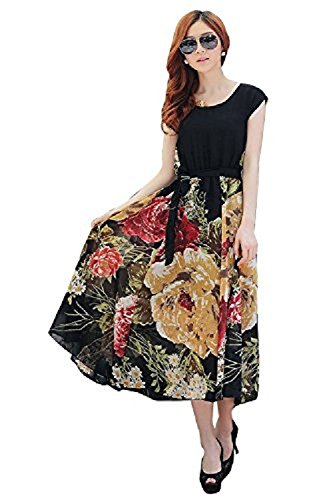 FabDiamond Women's Fancy Flowe Dress Price in India