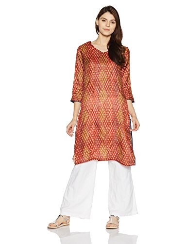 Fabindia Women's A-Line Silk Kurta Price in India