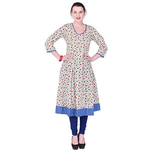 Palakh Women's Cotton Traditional A-line Kurti Price in India