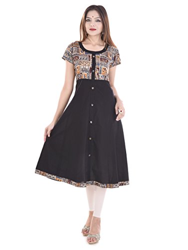 Palakh Women's A-line Cotton Kurti Price in India