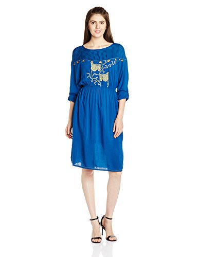 Global Desi Women's Rayon Shift Dress Price in India