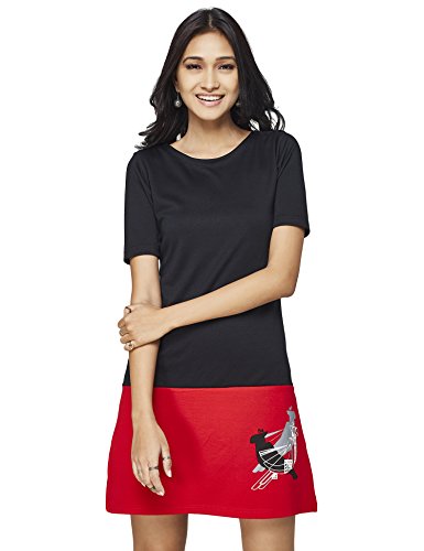 global desi Women's Rayon Shift Dress Price in India